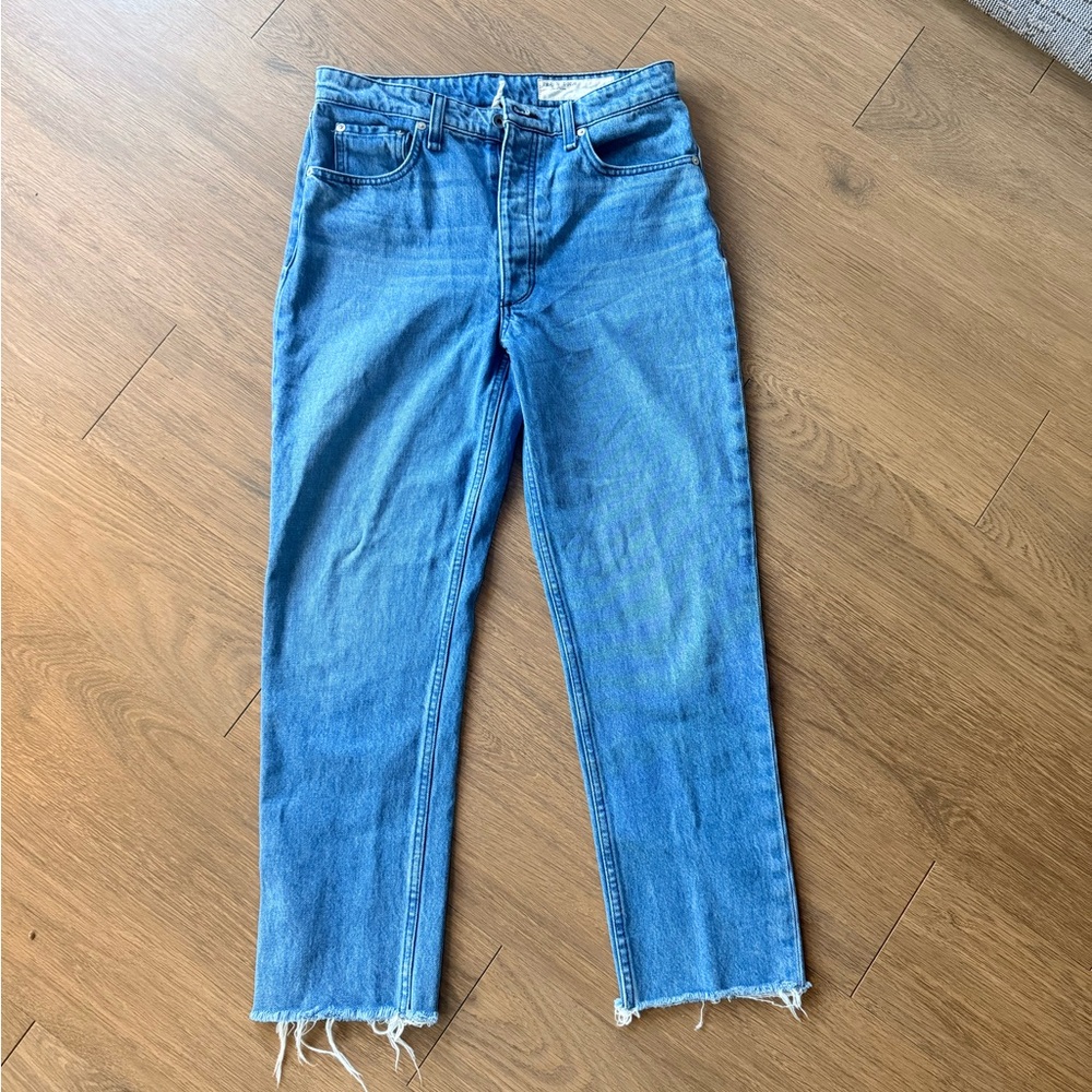 Rag & Bone Blue Ankle Jeans
